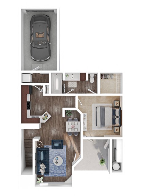 A2 Floorplan at Cambria Apartments in Gilbert Arizona